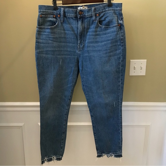 Madewell Denim - Madewell High Rise Slim Boy Friend Jeans, Size 32, NWOT